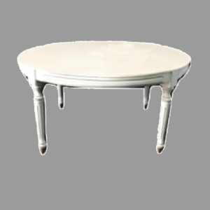 Mesa de Centro Branca Redonda P