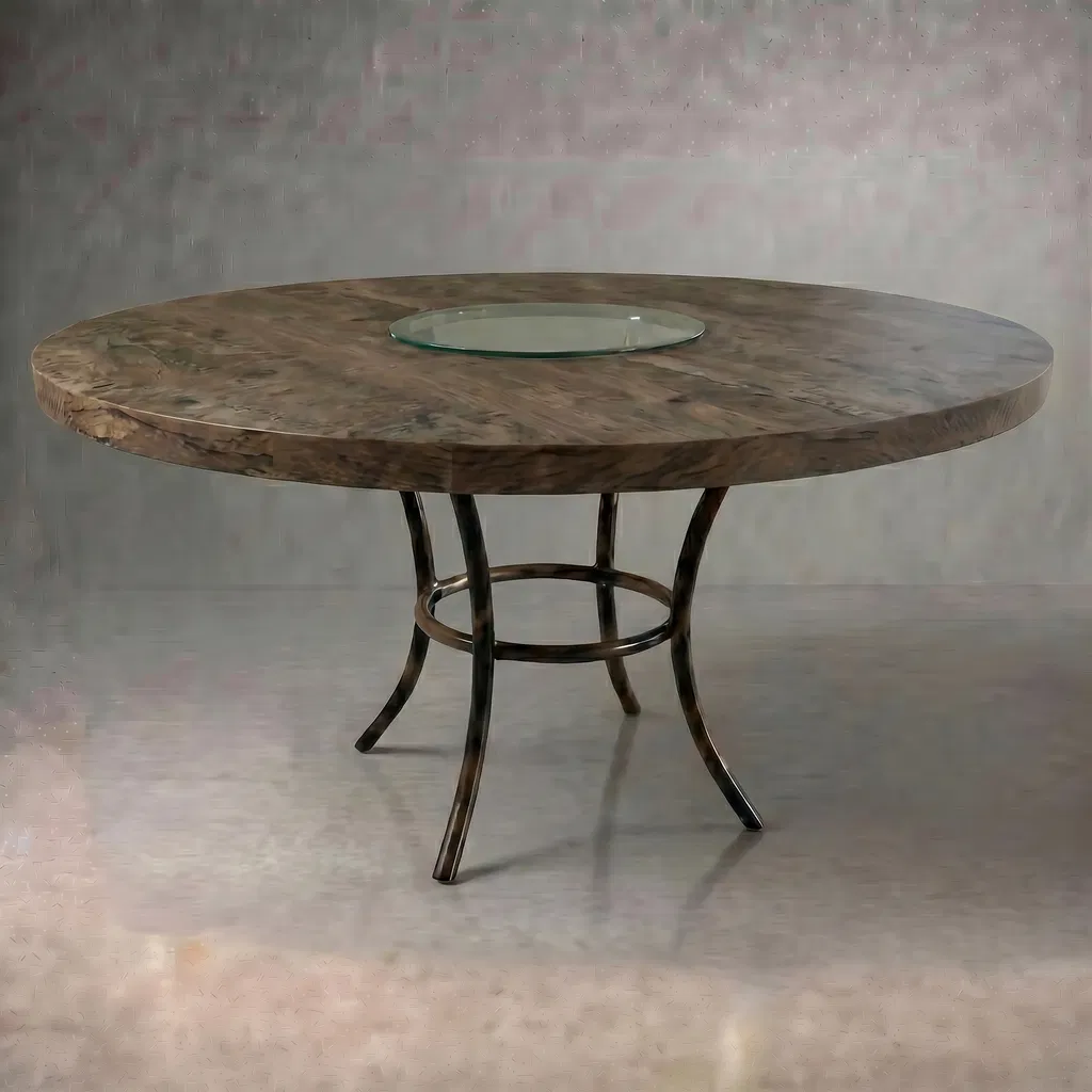 Mesa Circular Madeira