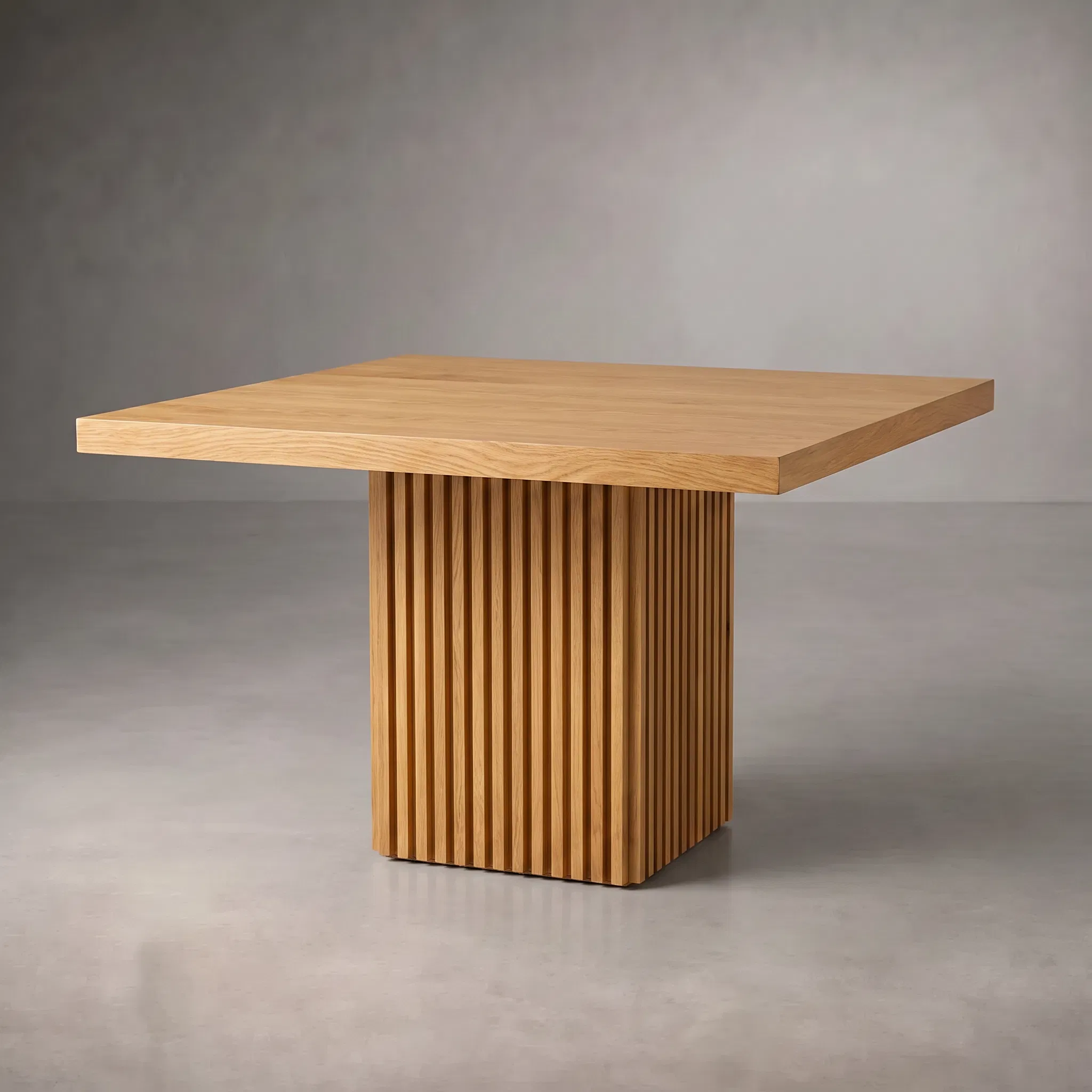 Mesa Quadrada Carvalho - Pé Ripado