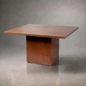 Mesa Quadrada Marrom