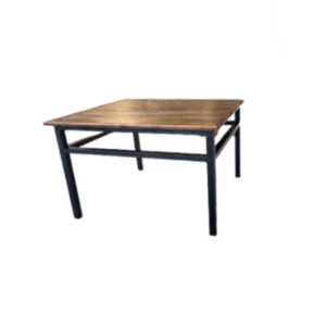 Mesa de Canto Industrial Verde/Preto