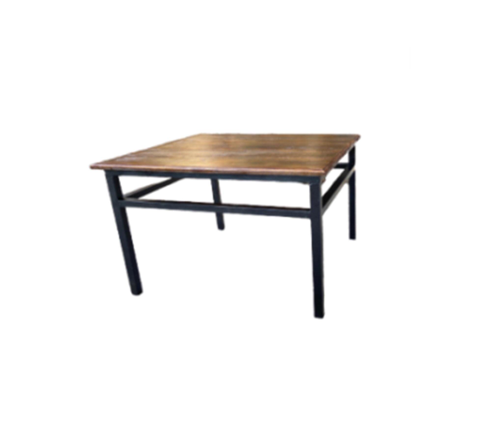 Mesa de Canto Industrial Verde/Preto