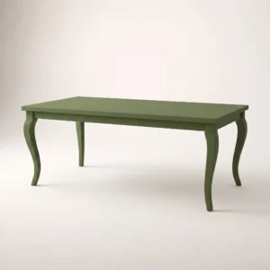 Mesa Retangular Romance Verde Musgo