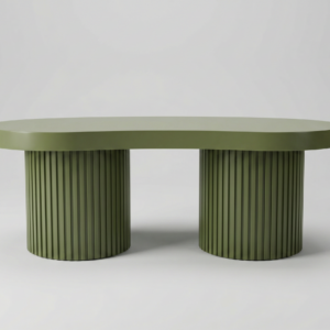 Mesa Curva Viena - Pé Ripado